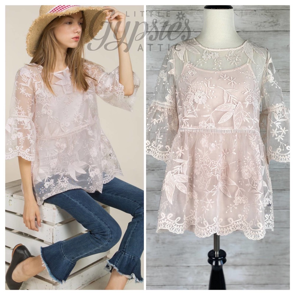POL Fairy Angel 2 Piece Baby Doll Top - Picture 1 of 12